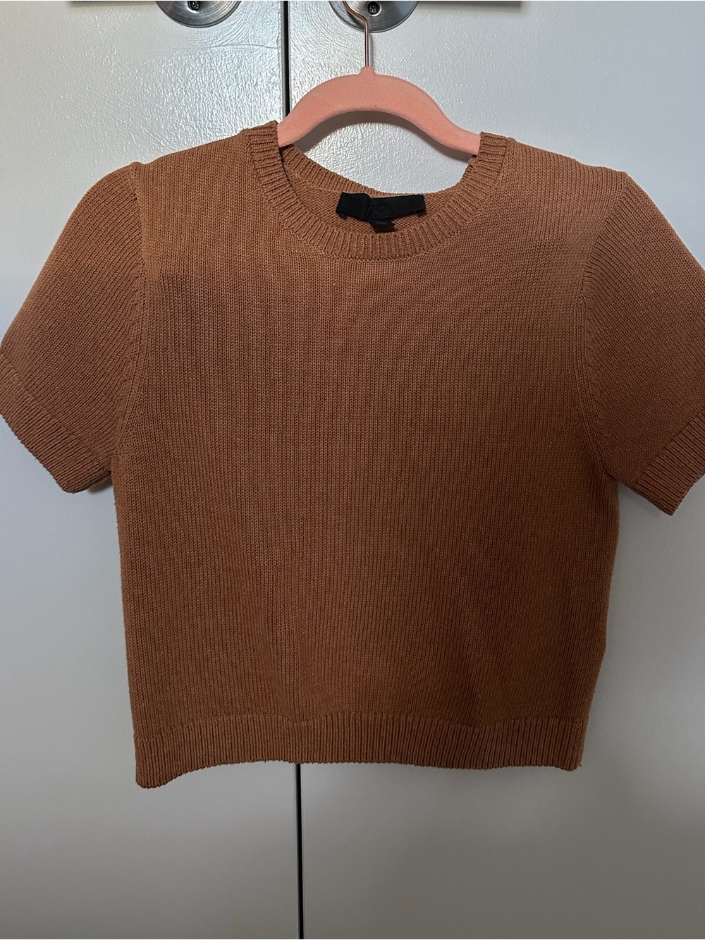 Zara Short-Sleeve Knit Top